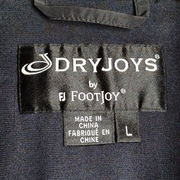 DryJoy by FootJoy Golf Jacket Mens Large Red Pullover Water Resist Regatta Bay - Picture 12 of 12